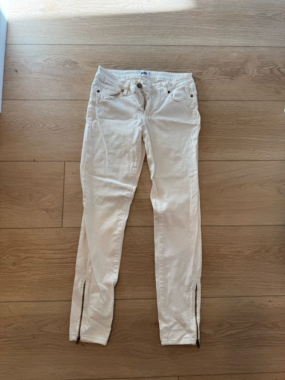 PAIGE Off-White Women’s Skinny Jeans